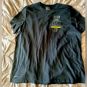 👉🏼LIKE NEW👈🏼 Men’s Nike Lebron James DRI-FIT  #23 MVP Black Tee Size: 3XL